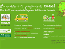 Tablet Screenshot of granjaescuela.com